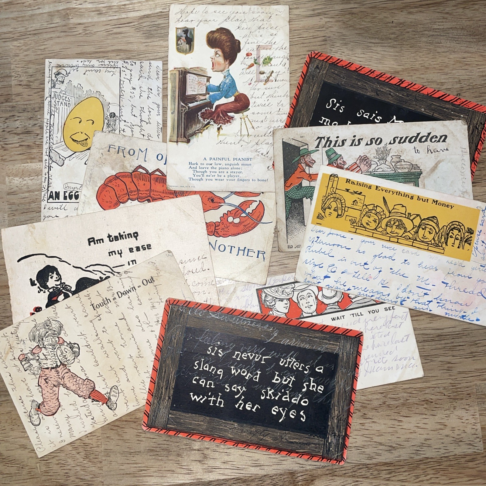 Antique Pre-1907 Postcard Set of 10