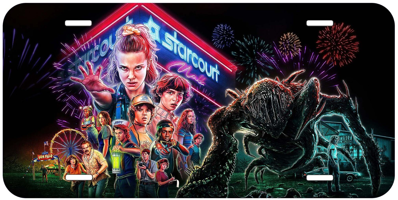 Stranger Things Novelty Car License Plate Stranger Things Novelty Car License Plate