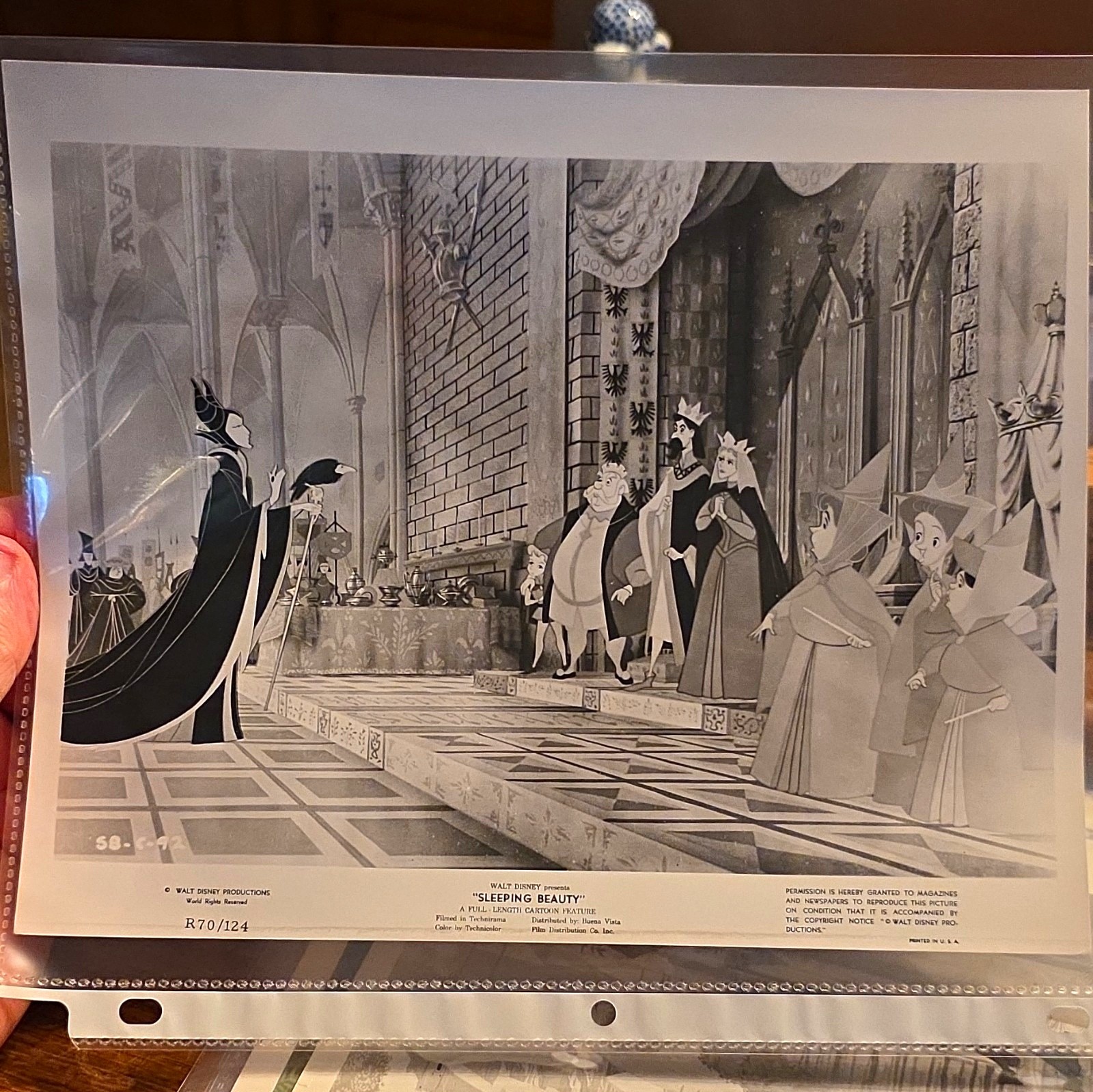 Disney Sleeping Beauty 1959 B&W Publicity/Press Photo Still R70/124
