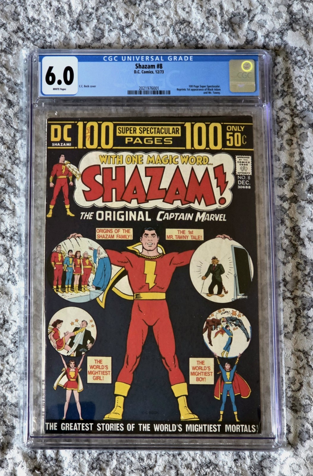 Shazam #8 CGC 6.0 (Marvel, 1973) 1st App Black Adam Bronze Age Reprint