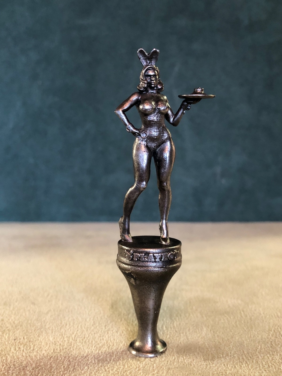 Playboy Bunny Pipe Tamper, Solid Fine Pewter