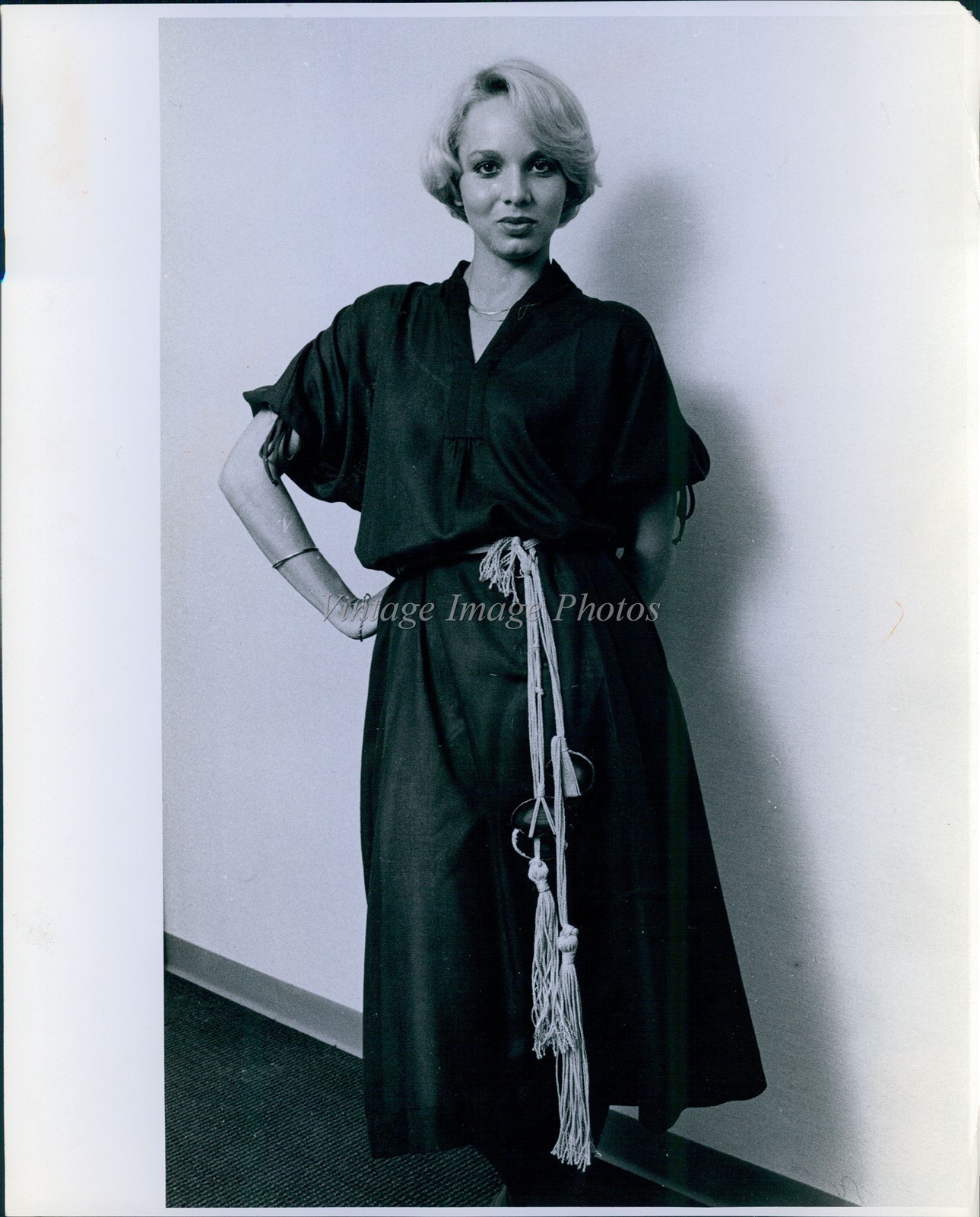 1978 Miami Herald Woman Fashion Portrait Belt Photo 8x10