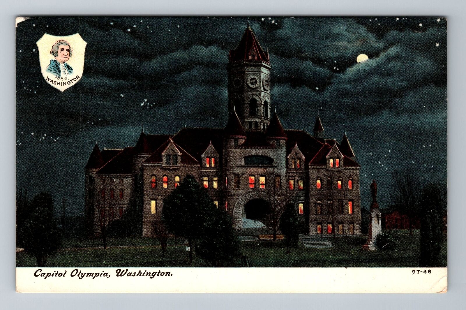 Olympia WA-Washington, Scenic Exterior Area, Vintage Postcard