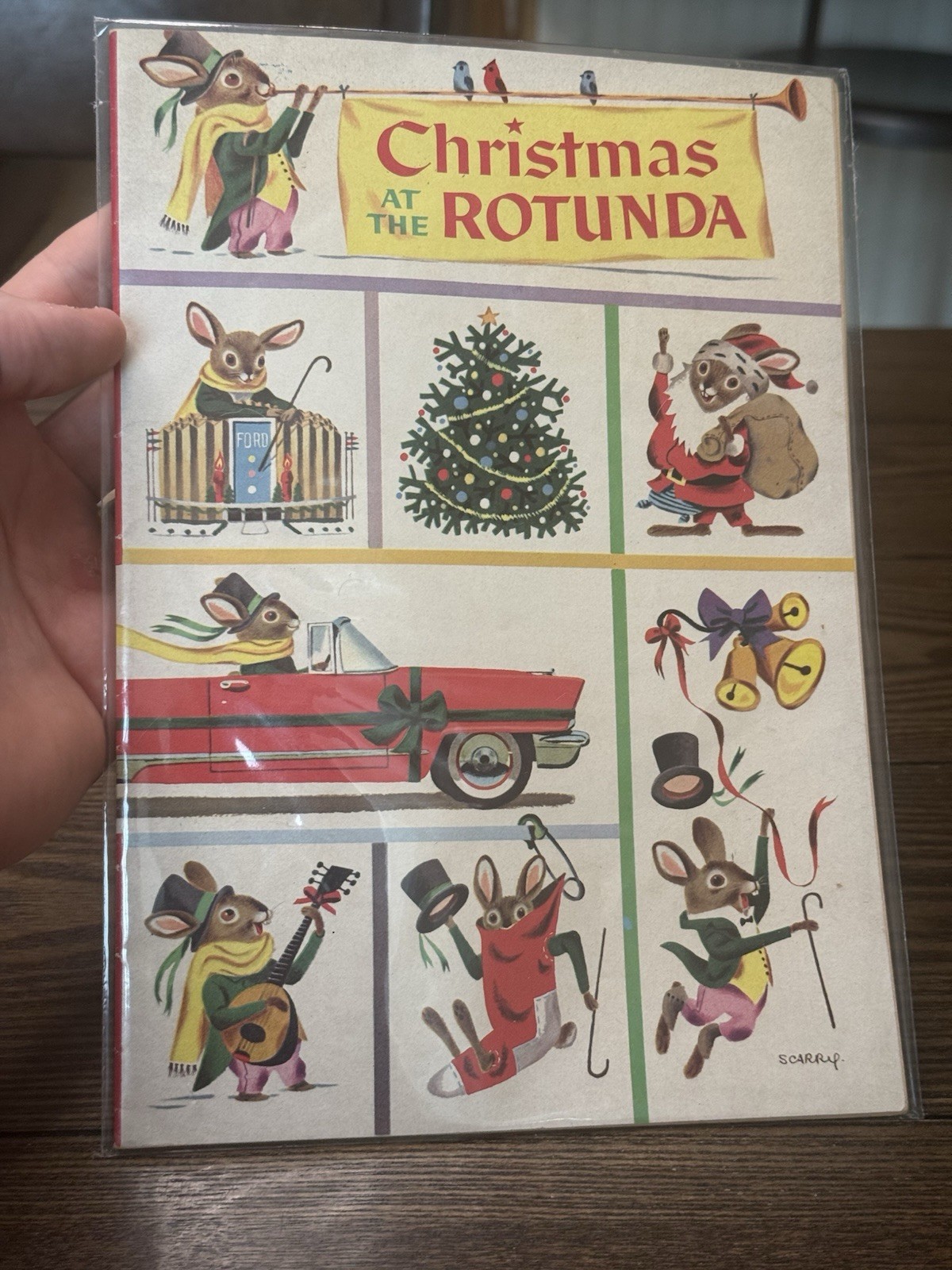 THE FORD ROTUNDA CHRISTMAS BOOK Richard Scarry 1955 Comic Bk EDSEL THE FORD ROTUNDA CHRISTMAS BOOK Richard Scarry 1955 Comic Bk EDSEL