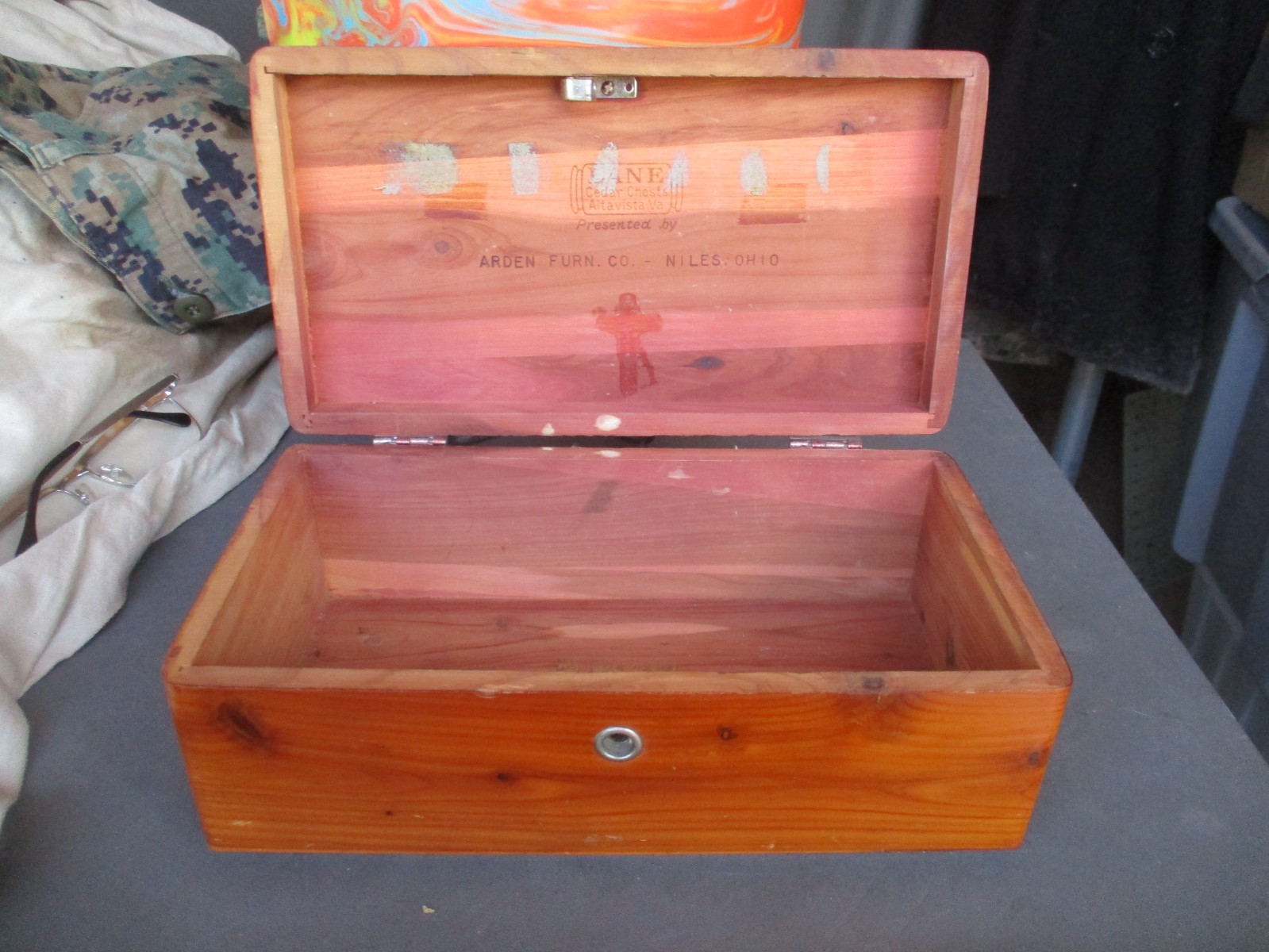 Vtg Miniature LANE CEDAR CHEST, Arden Furniture, Niles, OH