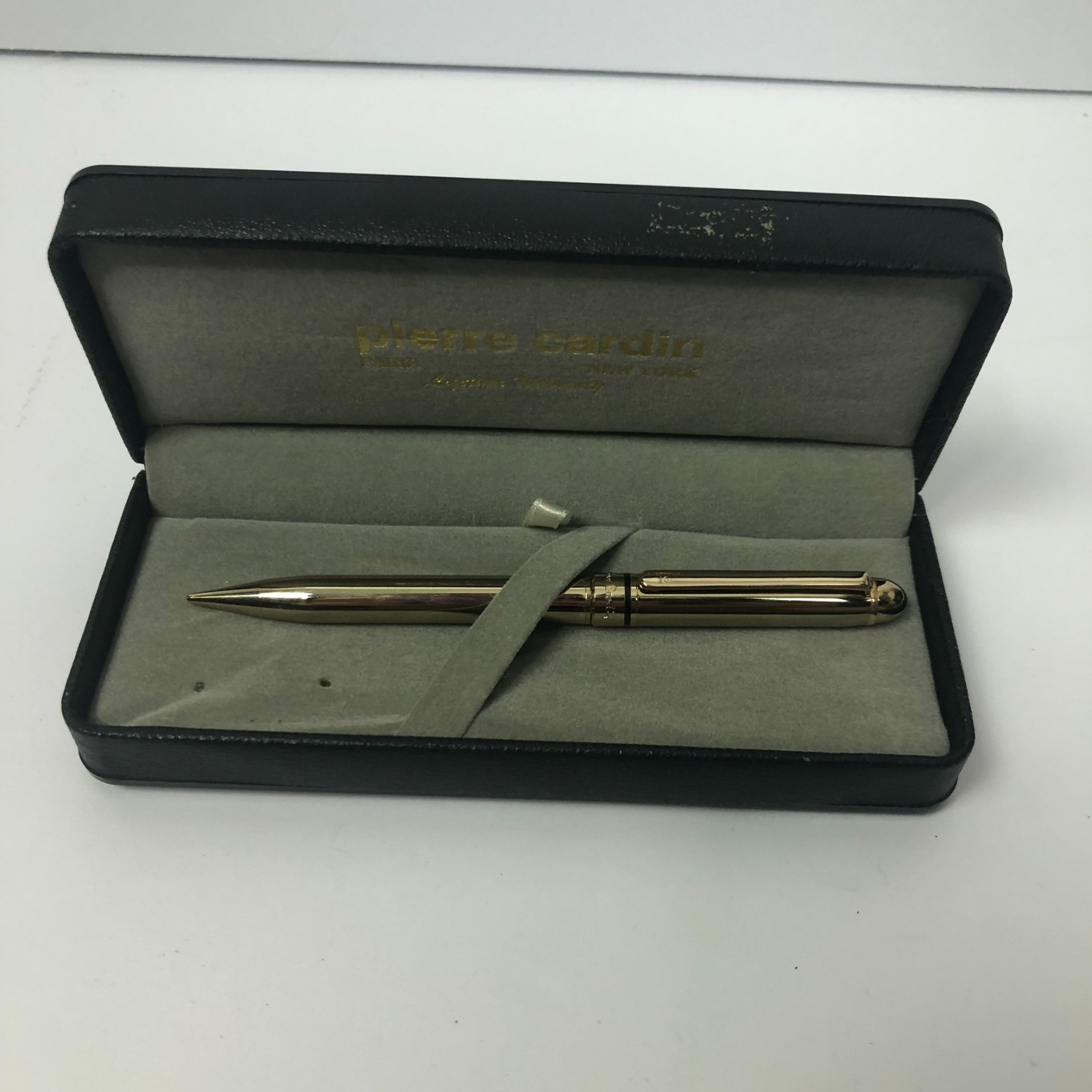 Vintage Pierre Cardin Mechanical Pencil Silver Tone w/ Case
