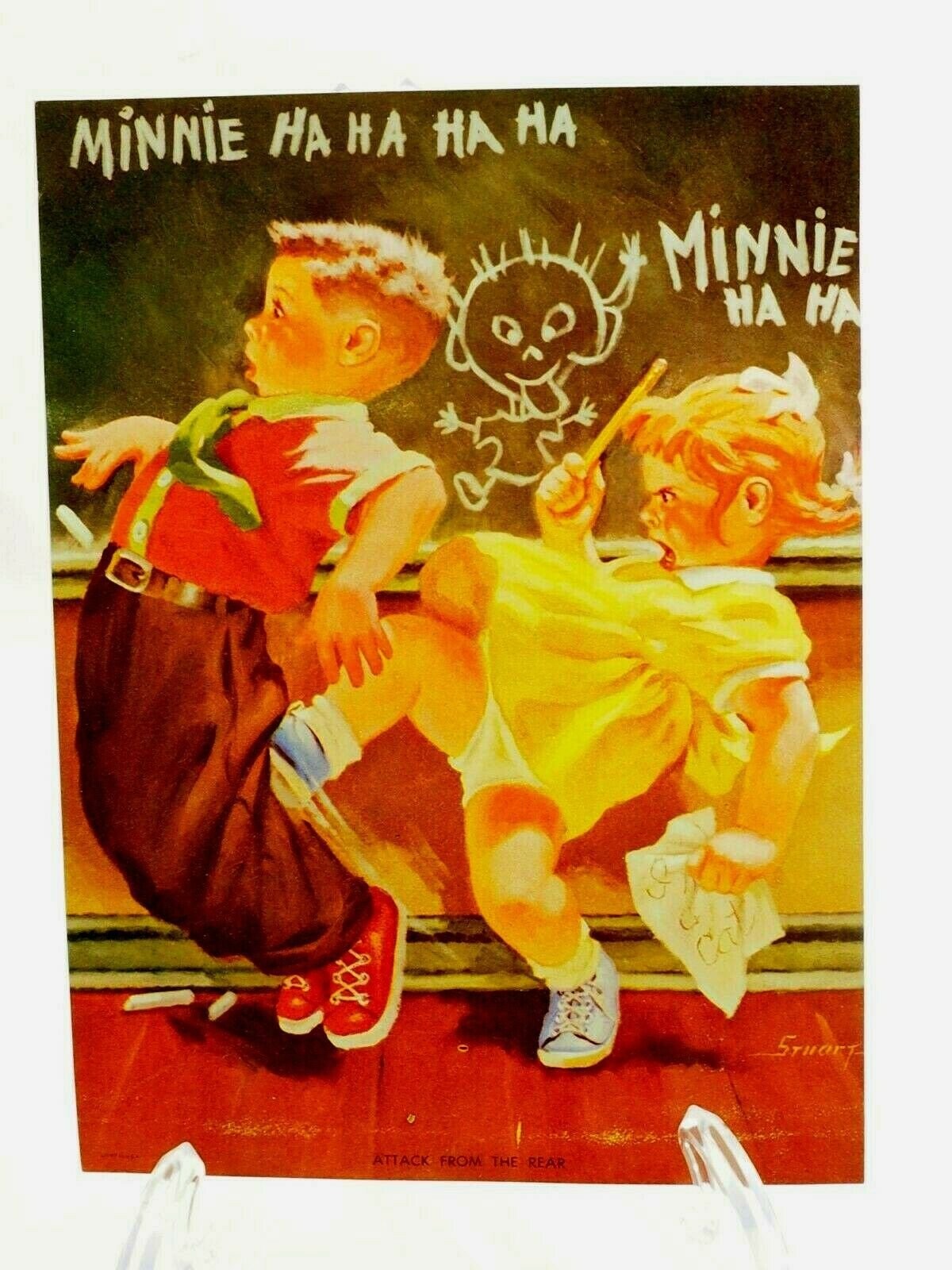 Calendar Litho print Attack from the rear by Raymond Stuart