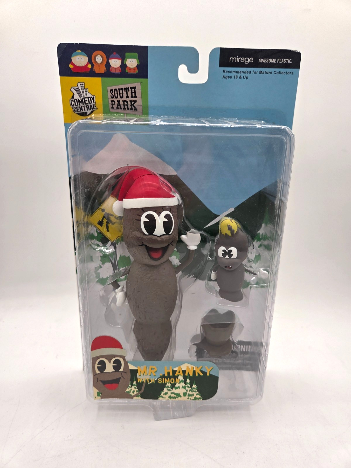 VTG Comedy Central South Park Mr. Hanky With Simon Figure NEW IN PACKAGE VTG Comedy Central South Park Mr. Hanky With Simon Figure NEW IN PACKAGE
