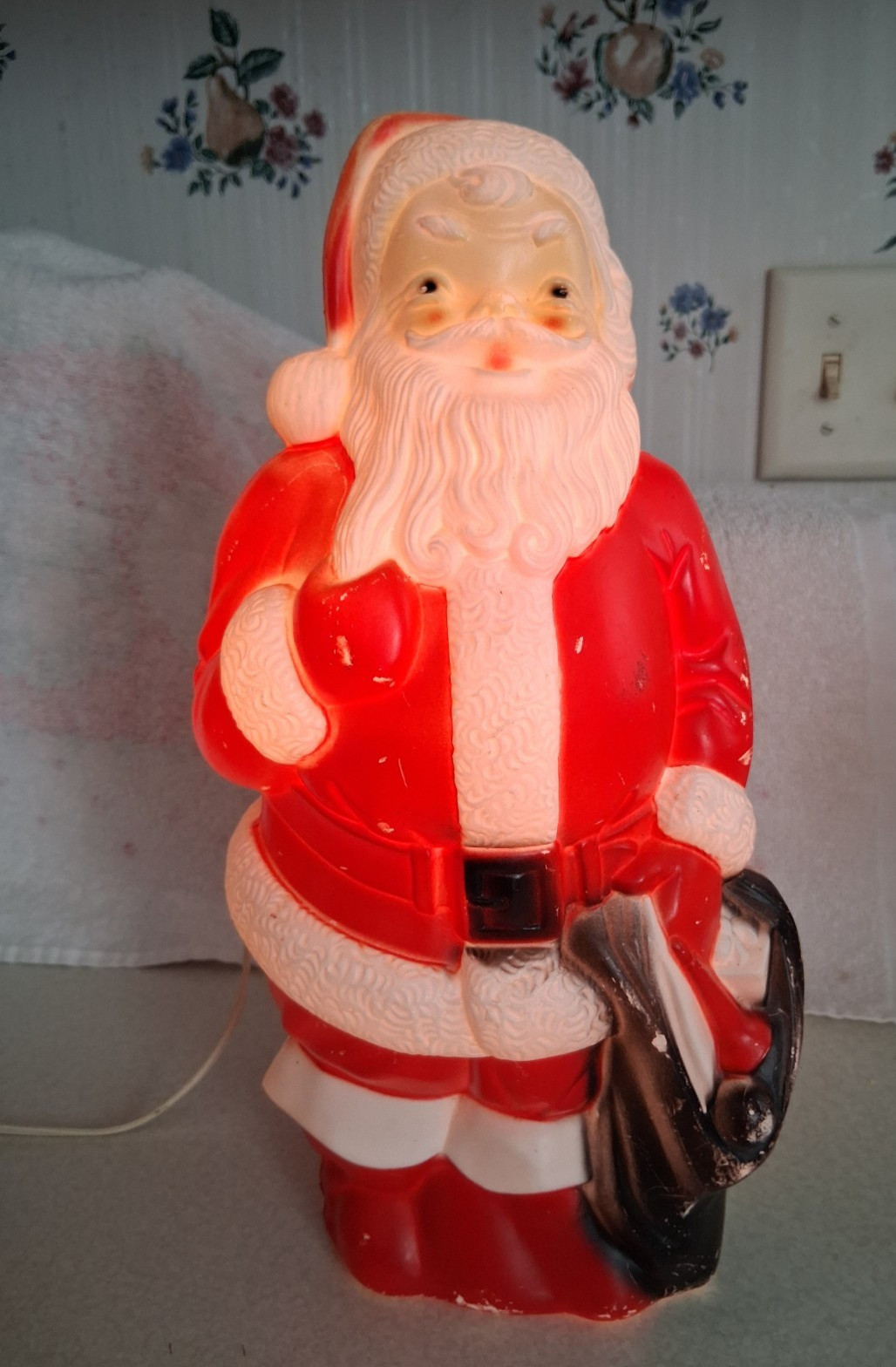 VTG Empire Plastic 1968 Santa Blow Mold approx 13\