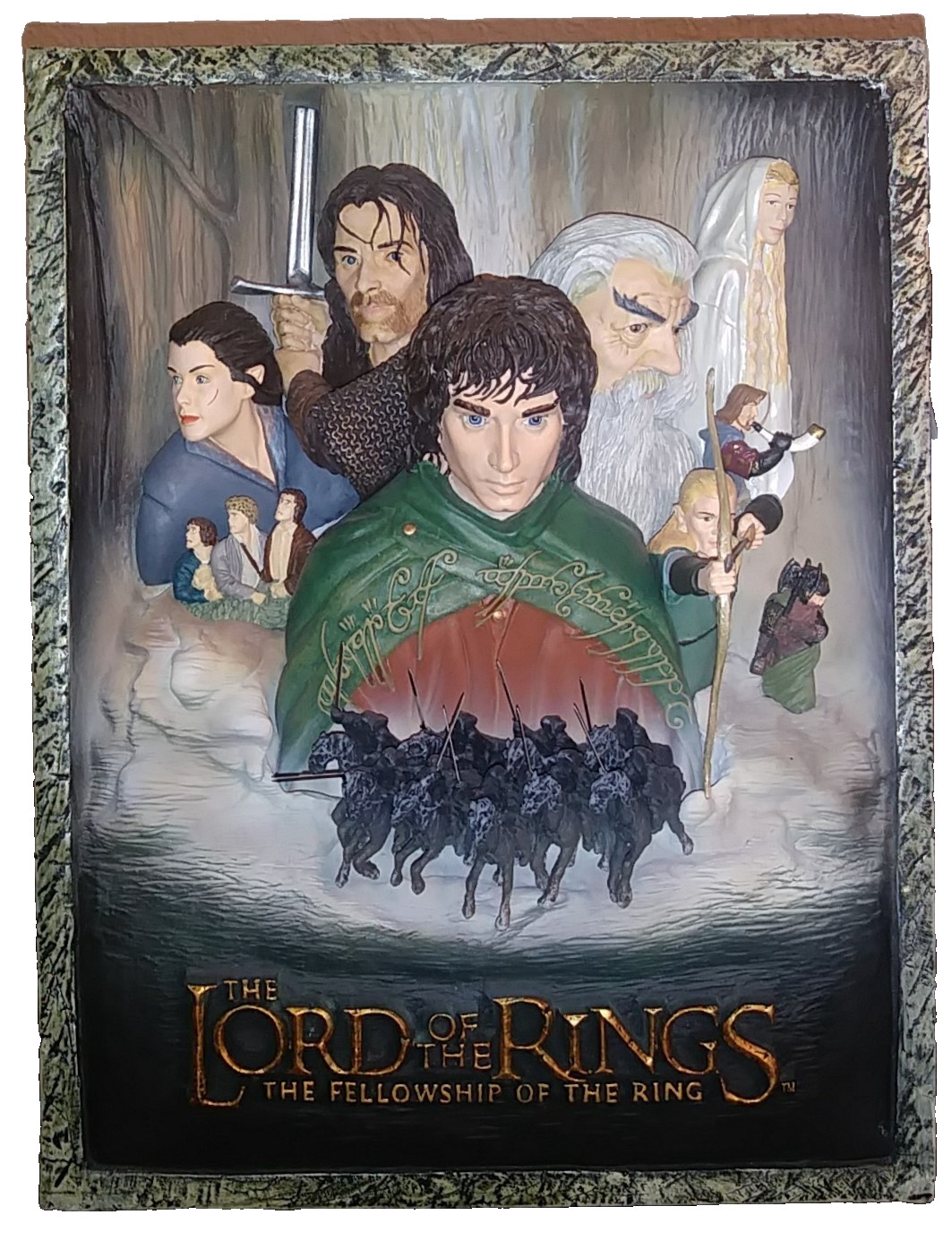 Fellowship 3D Sculpted Lord Poster Art Code 3 Collectibles VERY DETAILED Must C