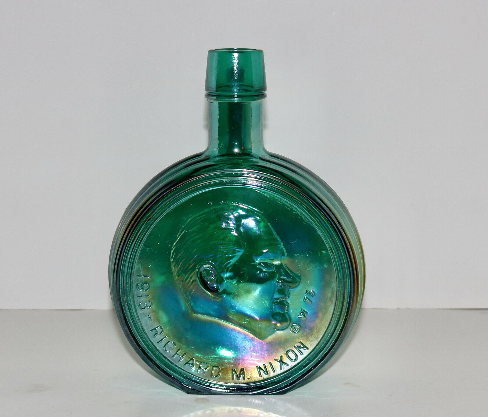 Wheatonware Richard Milhous Nixon commemorative decanter  vintage
