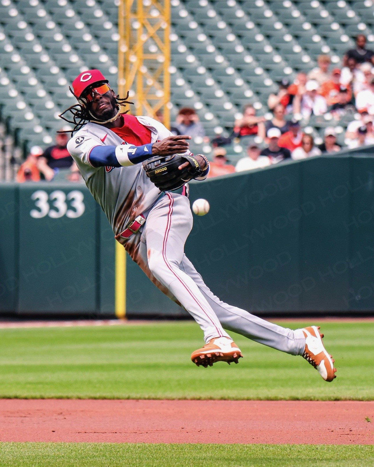 ELLY DE LA CRUZ 8x10 PHOTO #196 CINCINNATI REDS WM