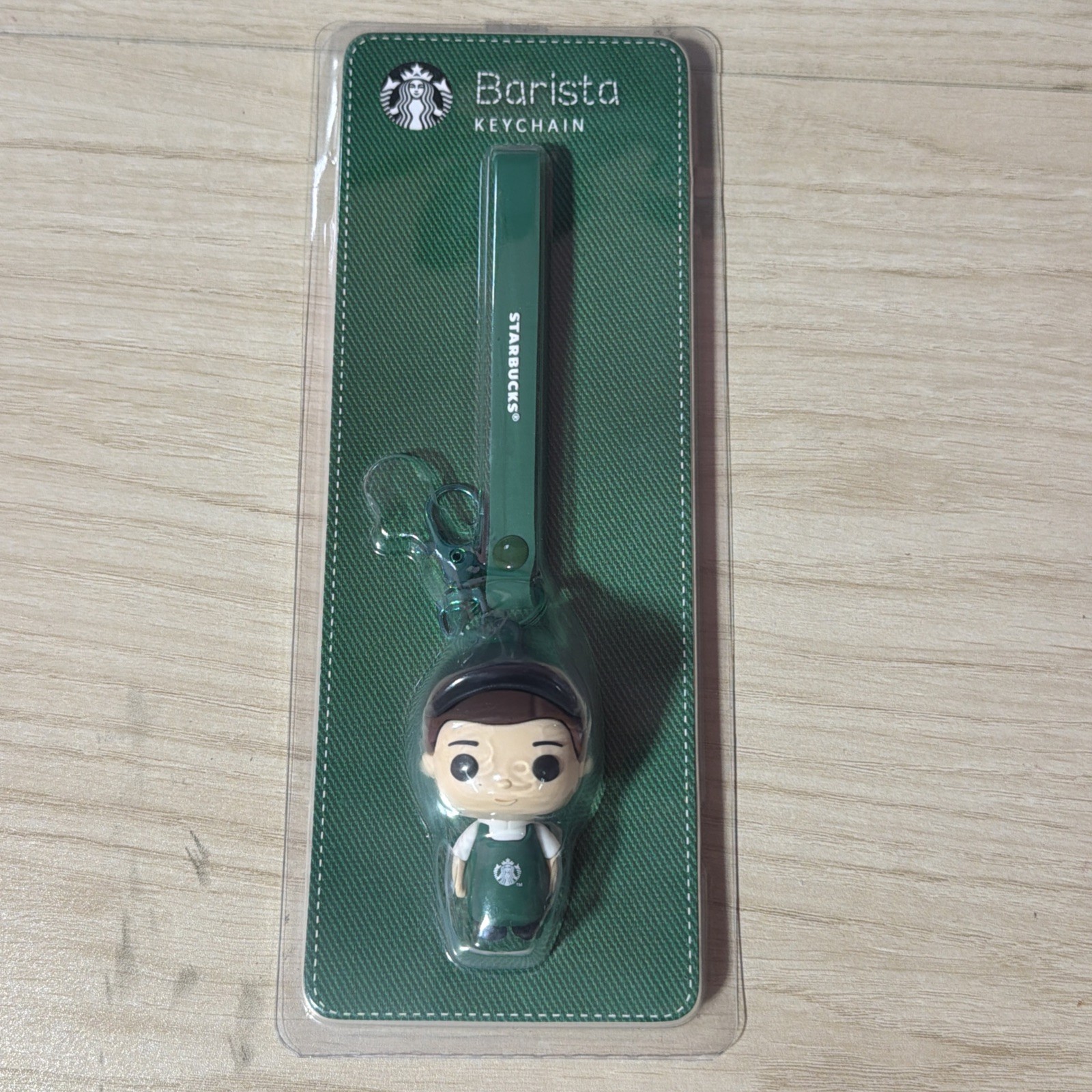 STARBUCKS Keychain My Starbucks Rewards Barista Japan China Black Hat Large