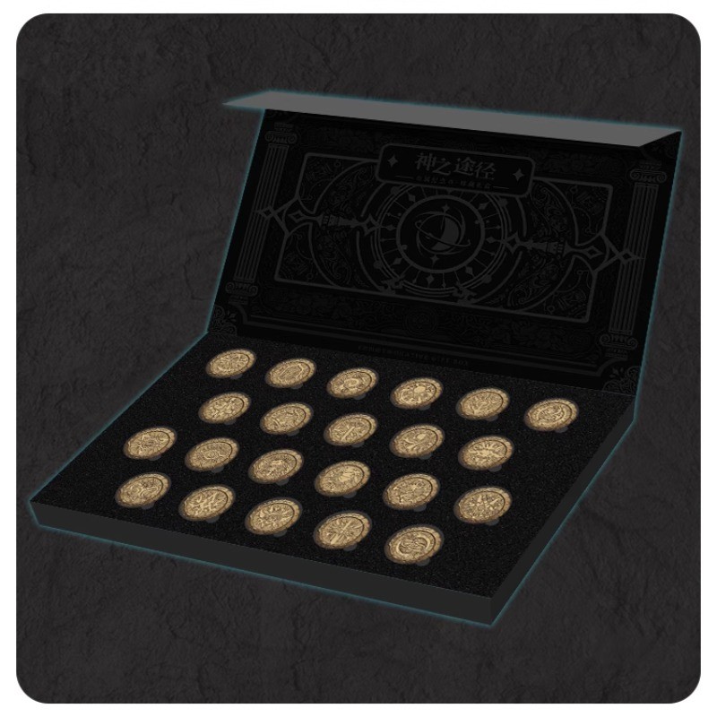 Official Lord Of The Mysteries Approach To God Bookmark Coin Alloy Box Set Gifts