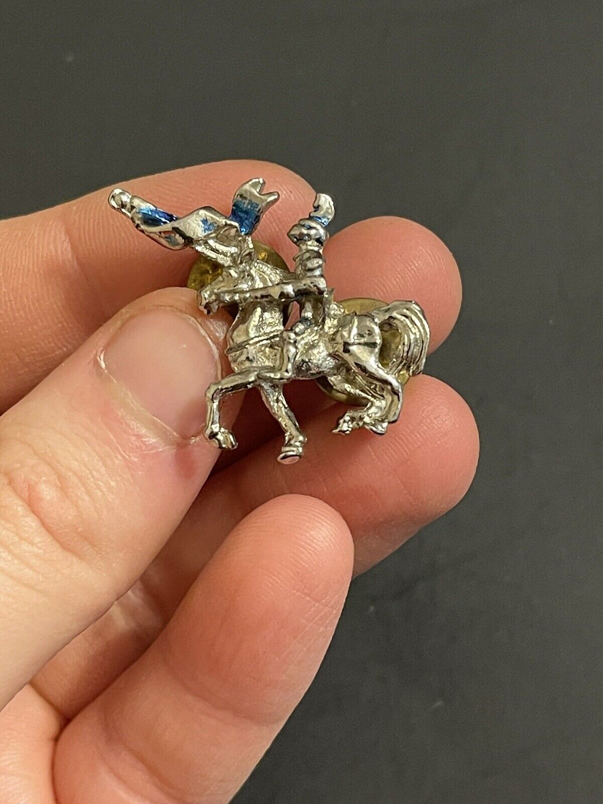 Knight On Horse Lapel Pin