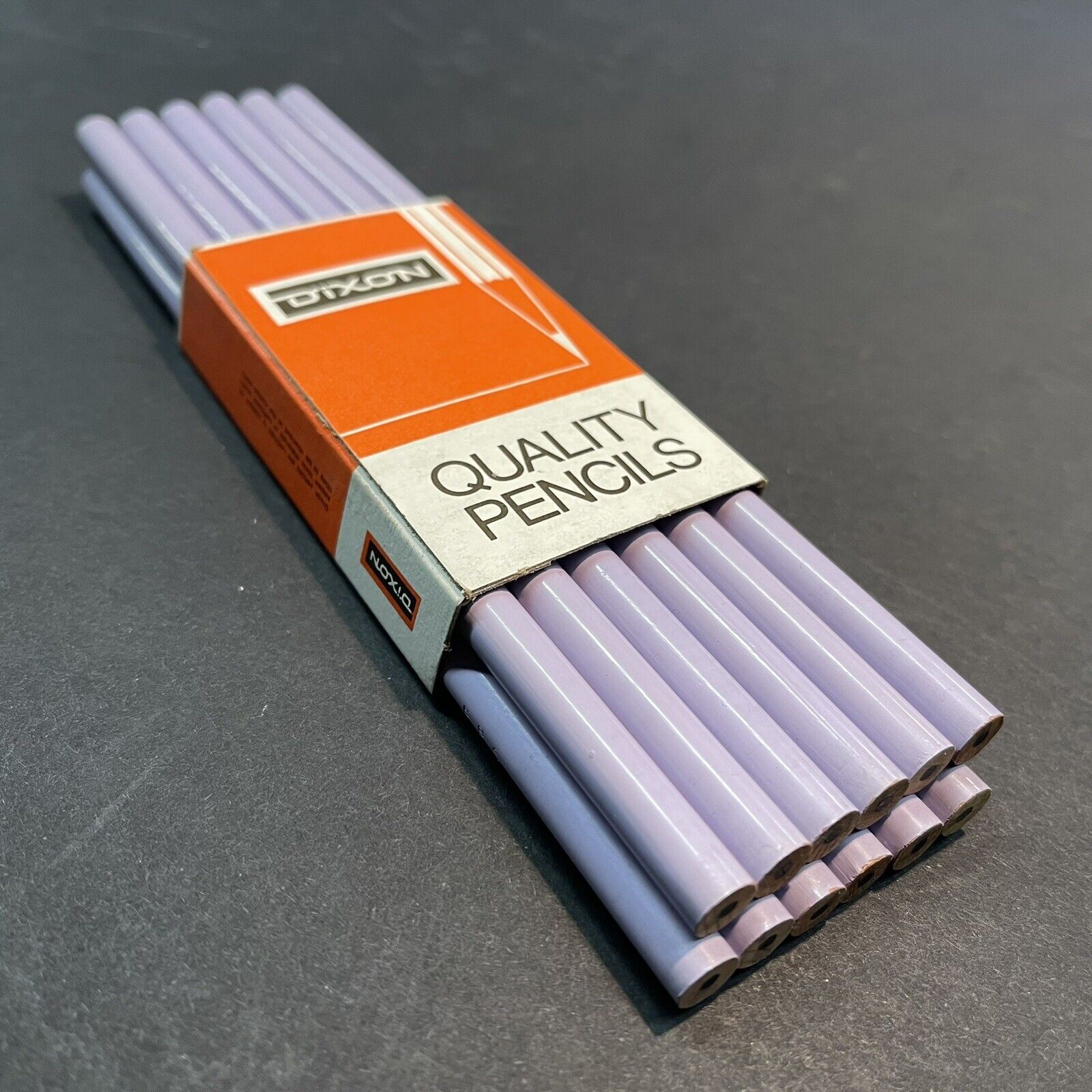 DIXON Quality Pencils 1 Doz. Med Soft Untipped 490 Stenographer USA Walnut