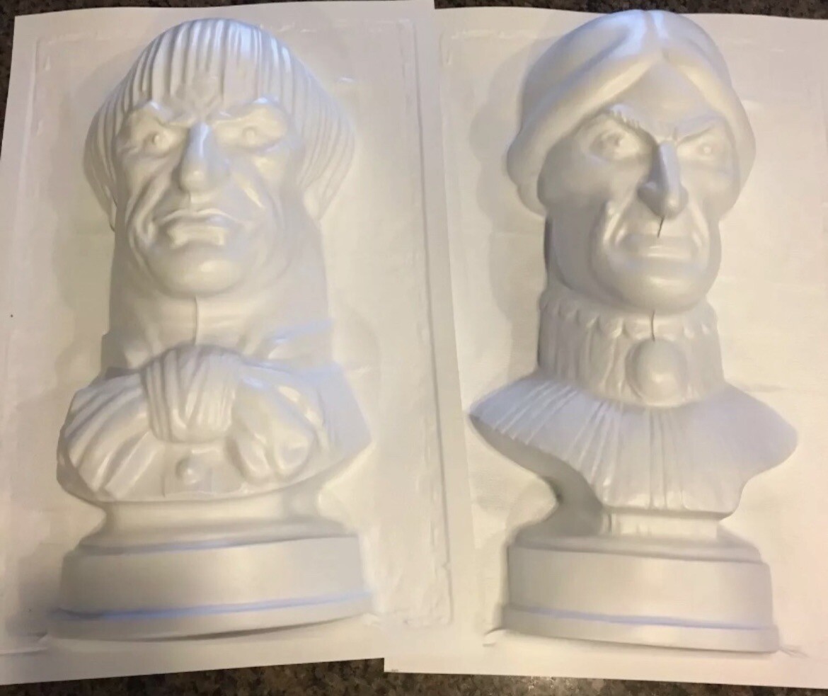 Disneyland Haunted Mansion Following Bust Prop Display