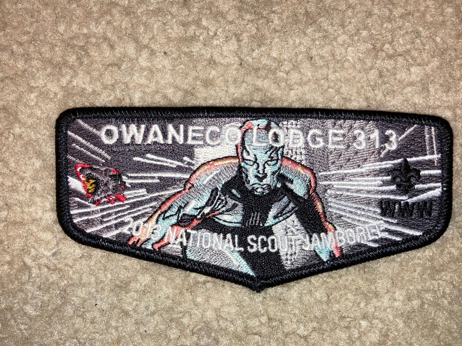 Boy Scout Owaneco 313 CT Silver Surfer 2013 Order Arrow OA Flap Patch Collection