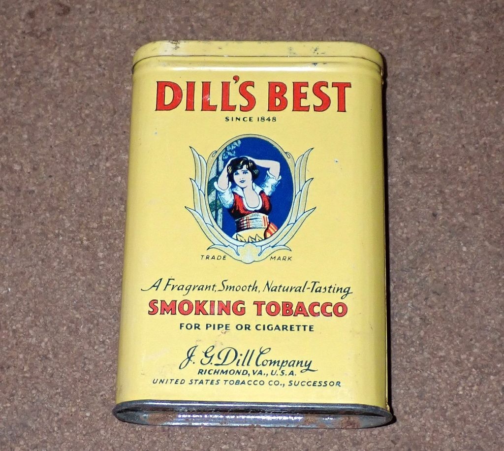 Vintage Dills Tobacco Tin