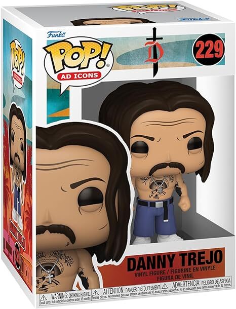 Funko Pop Danny Trejo Vinyl Bobble Toy Figure #229