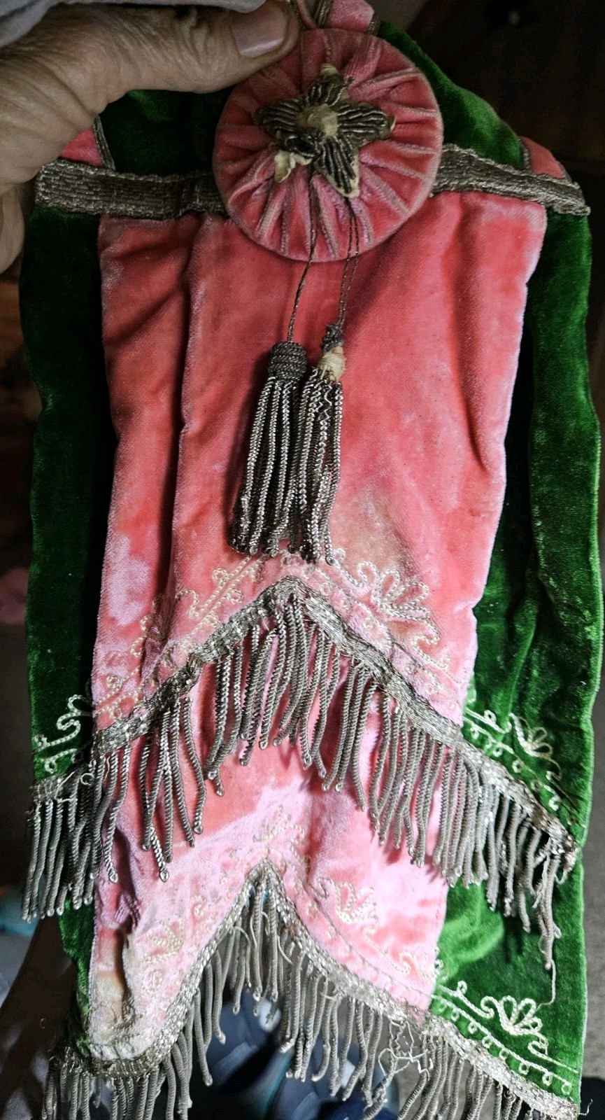 Antique c1910s C.E. Ward VICE GRAND SUPPORTER Collar Masonic Sash Stole Antique c1910s C.E. Ward VICE GRAND SUPPORTER Collar Masonic Sash Stole