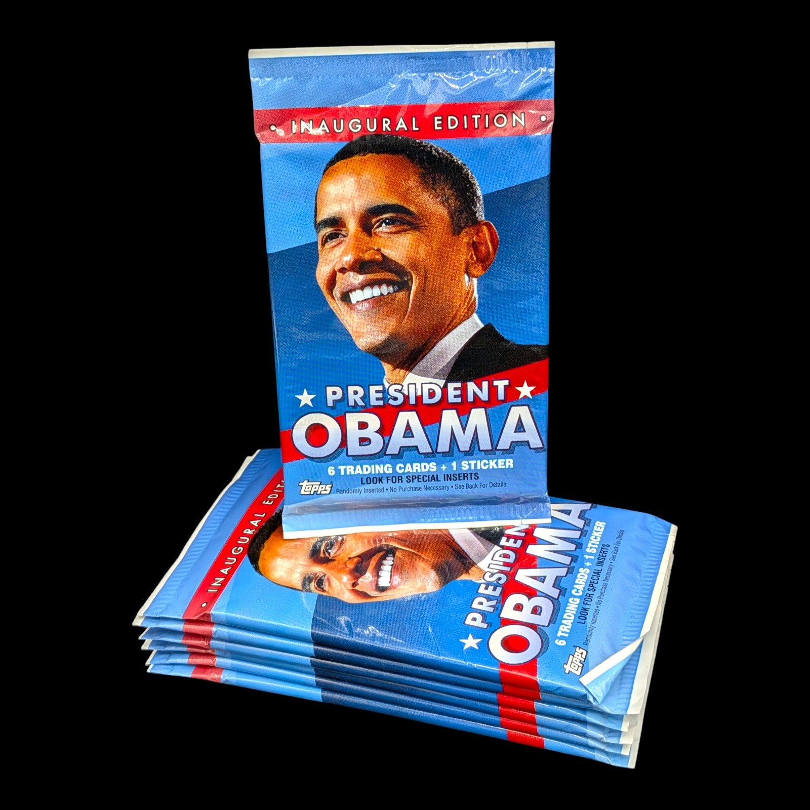 LOT 7 PACKS: Topps President Obama 2008 2009 Inaugural Edition Unopened / Sealed