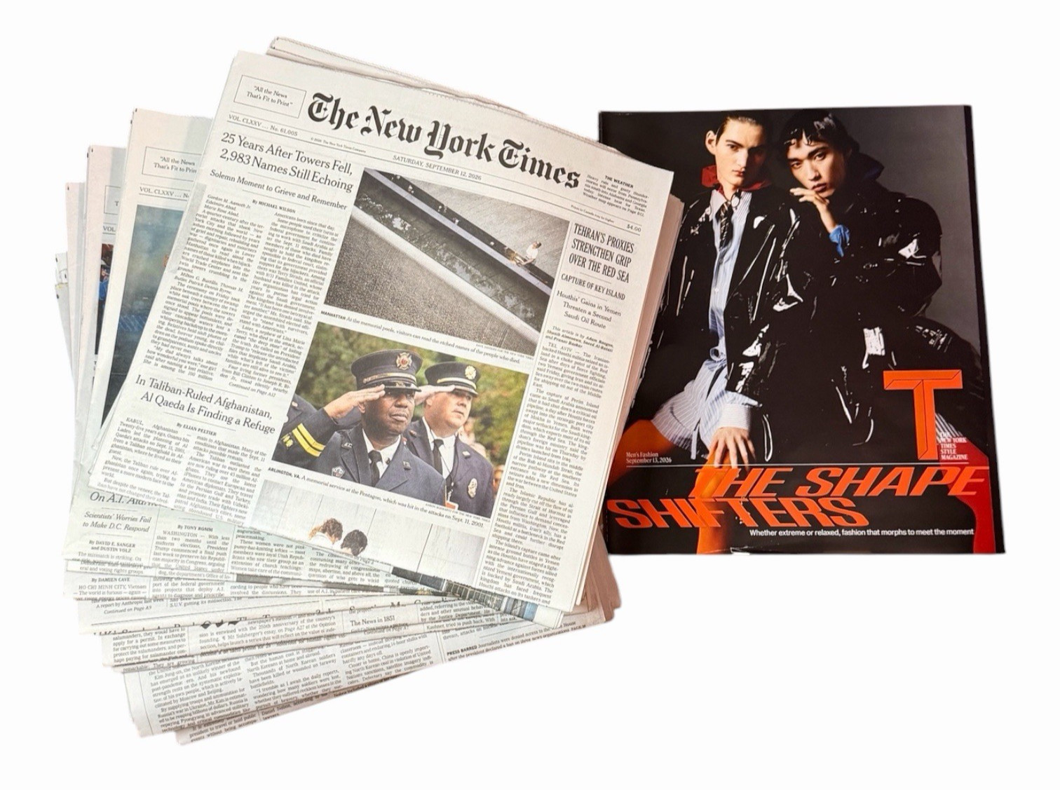 The New York Times News Paper LOT/15 September 12-19 20 21 22 23 24 25 26 2026
