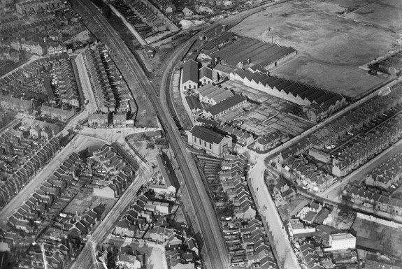 The Augener Works and environs, Acton, 1922 England OLD PHOTO