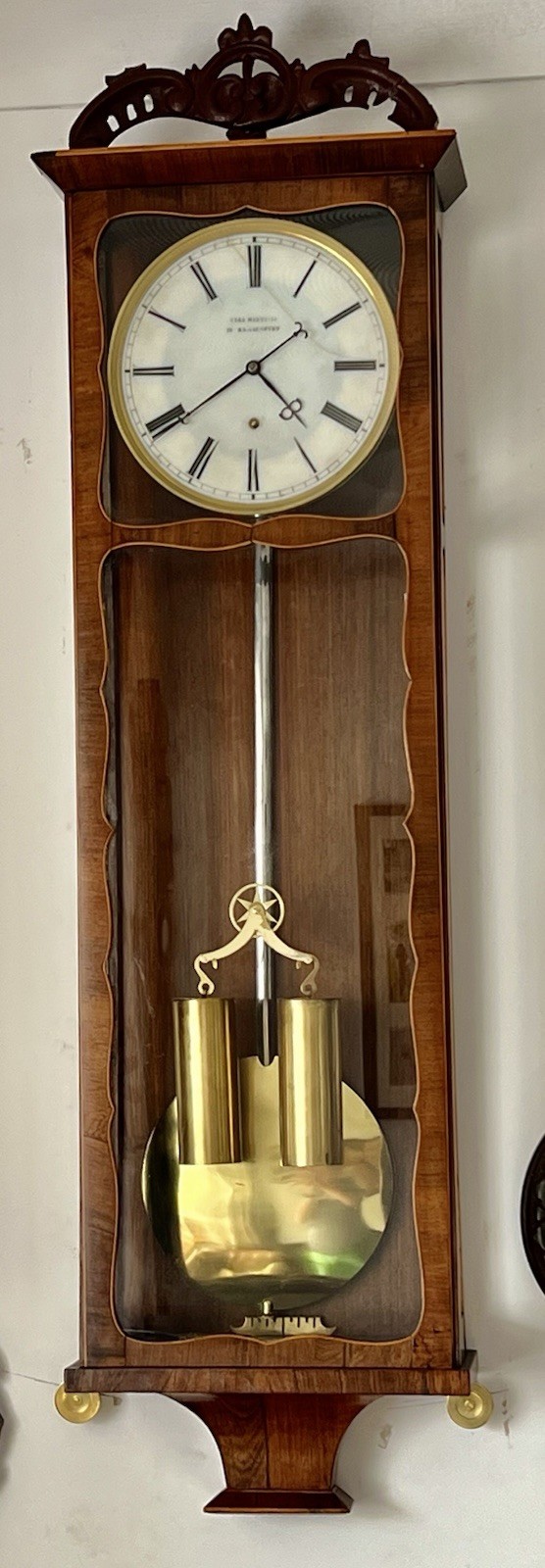 1830 Karl Martinis o Klagenfurt 30 Day Duration Early Biedermeier Austrian Clock