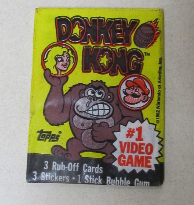 1982 Topps DONKEY KONG Wax Pack ~ Unopened/Unsearched