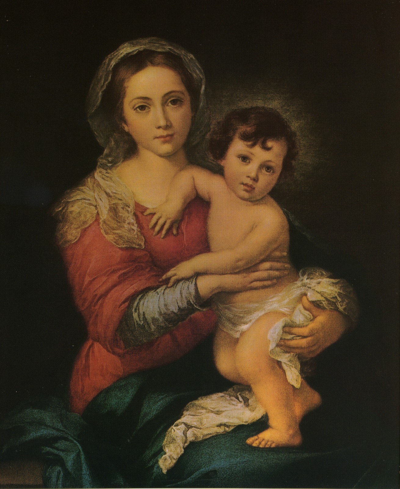 Catholic print picture -  MADONNA AND CHILD 2  -   8\