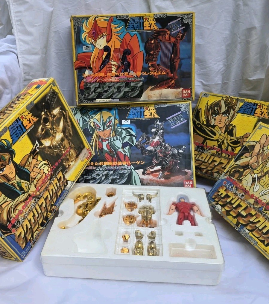 Saint Seiya LOT * 6x figures (ETA Asgard) official Bandai 1988 Saint Seiya LOT * 6x figures (ETA Asgard) official Bandai 1988