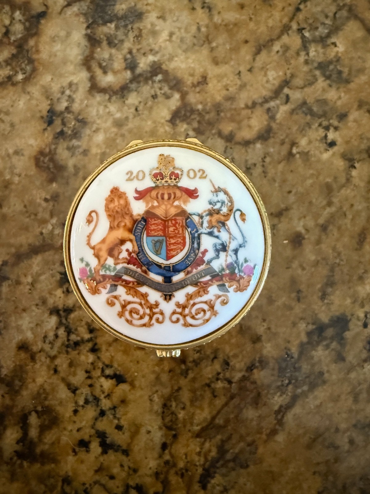 The Royal Collection Queen Elizabeth II Golden Jubilee England 2002 Trinket Box