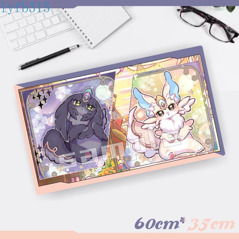 Yu-Gi-Oh Purrely Keyboard Mouse Pad Desk Card Pad Game Playmat 35x60cm #F