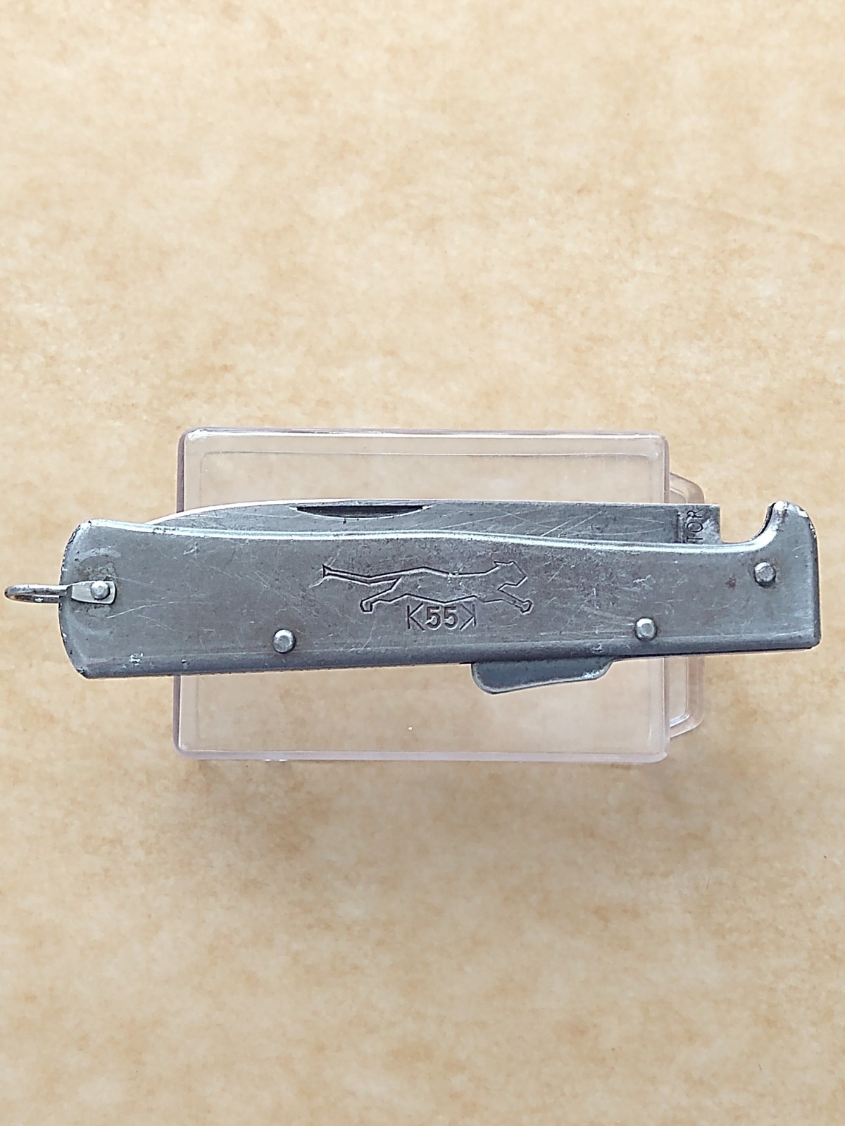 Vintage Mercator K55K Folding Single Blade Pocket Knife Solingen Germany Nice