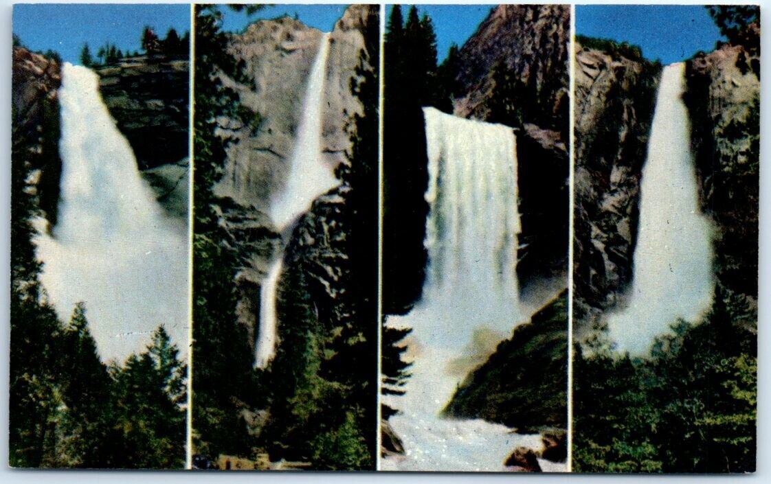 Postcard - The Four Falls, Yosemite National Park, California, USA