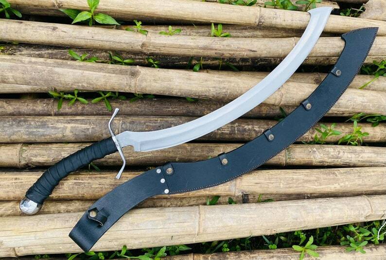 Handmade Carbon Steel Egyptian Khopesh sword battle ready Functional sword