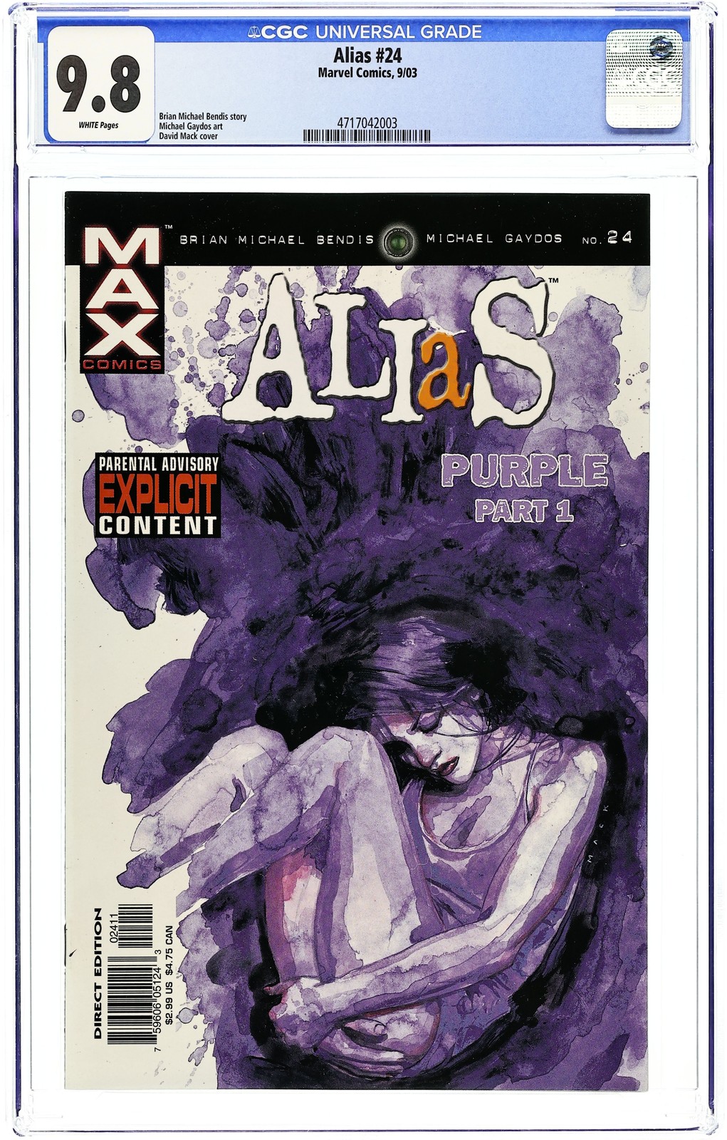 Alias #24 CGC 9.8 2003 4717042003