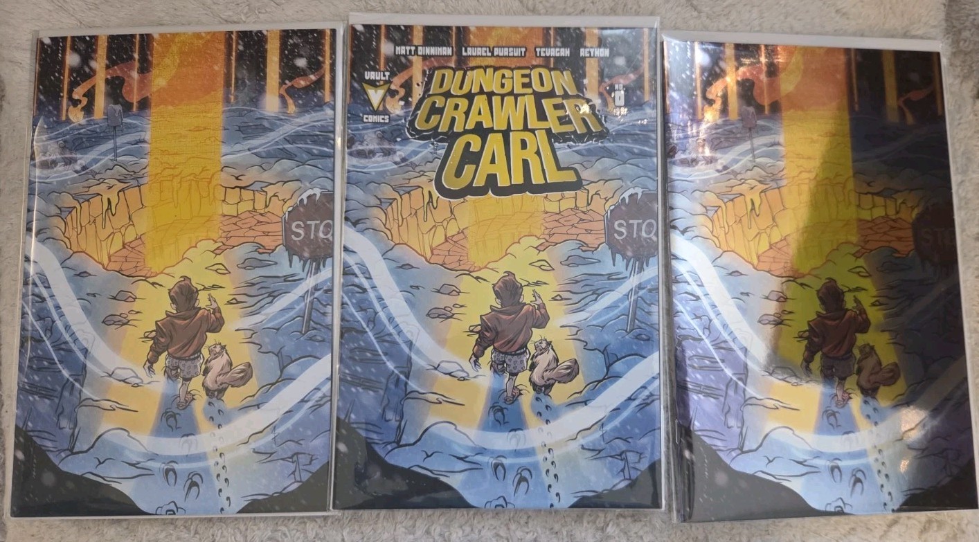 Dungeon Crawler Carl #0, Major Payne 3 Pack Virgin, Trade, AND FOIL Dungeon Crawler Carl #0, Major Payne 3 Pack Virgin, Trade, AND FOIL