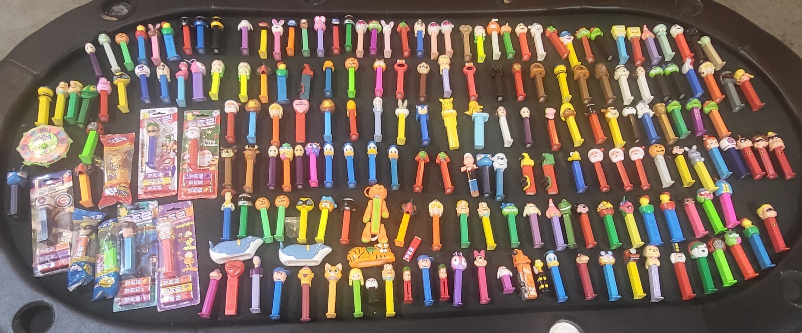 HUGE Pez Dispenser Collection Lot of Almost 200 -New -Used -Vintage ~See Pics