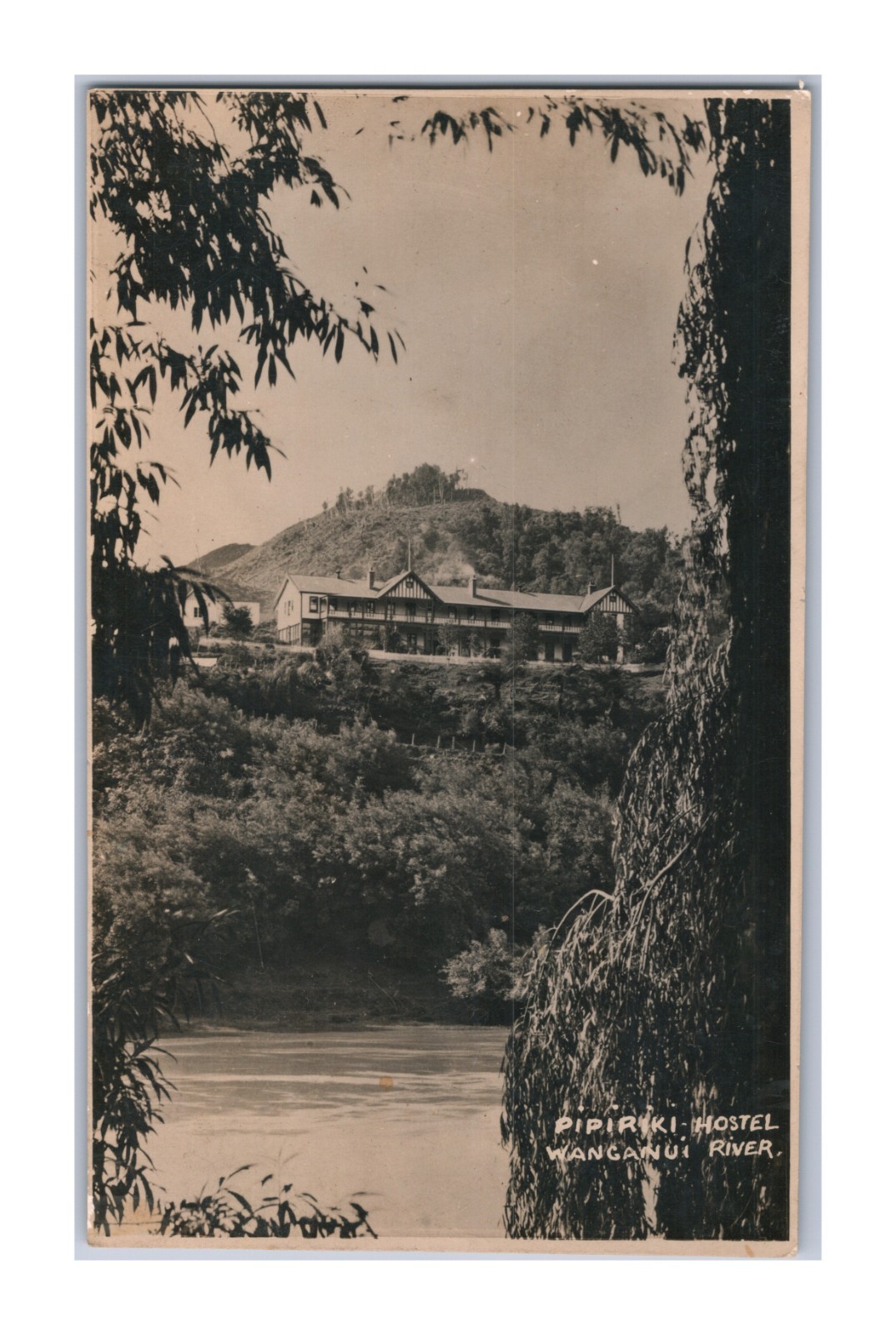 Antique UU RPPC Pipiriki Hostel House Hotel Whanganui Wanganui River New Zealand