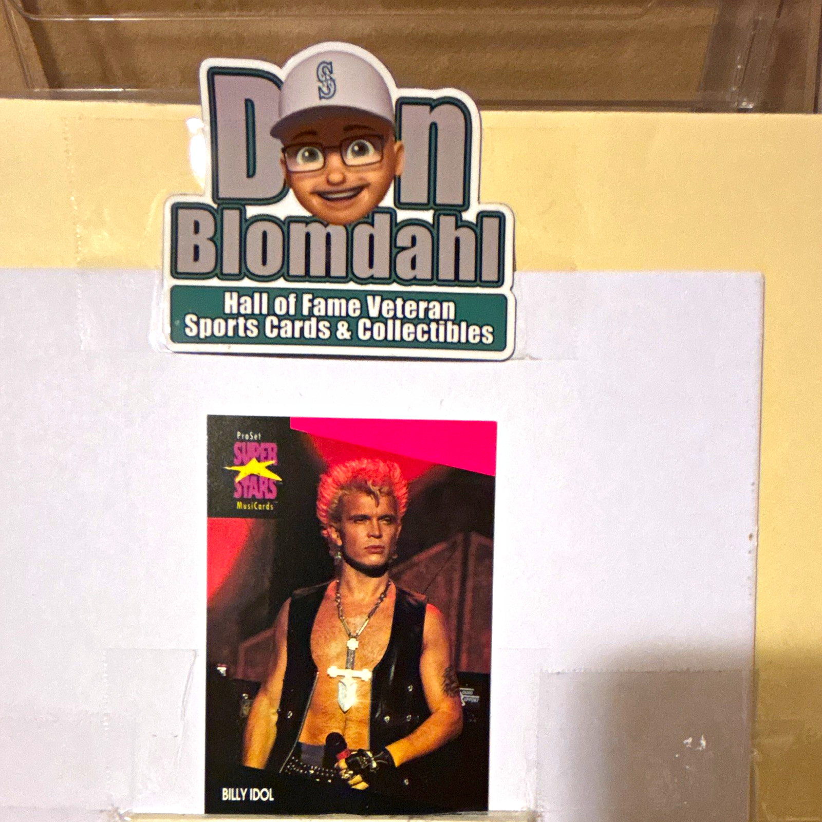 1991 ProSet Super Stars Musicards Billy Idol Non-Sport Trading Card #187