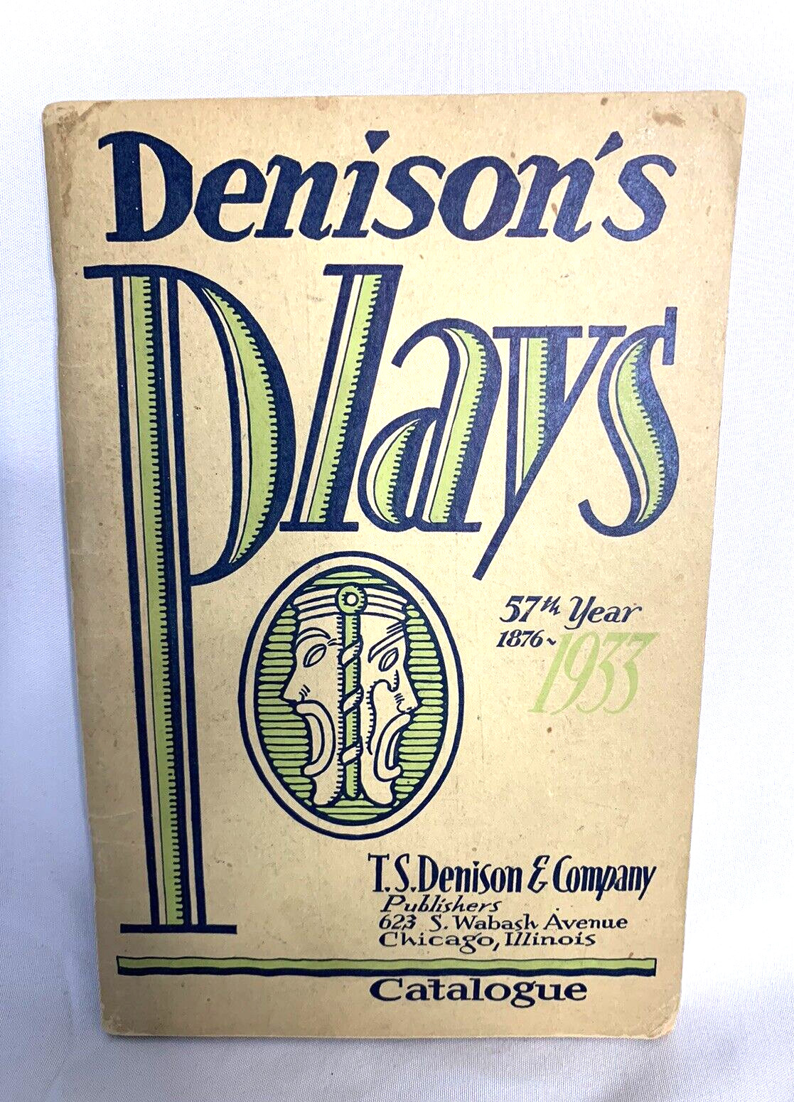 1933 Catalogue Denison\'s Plays 57th Year Royalty Plays One Act Comedies Farces