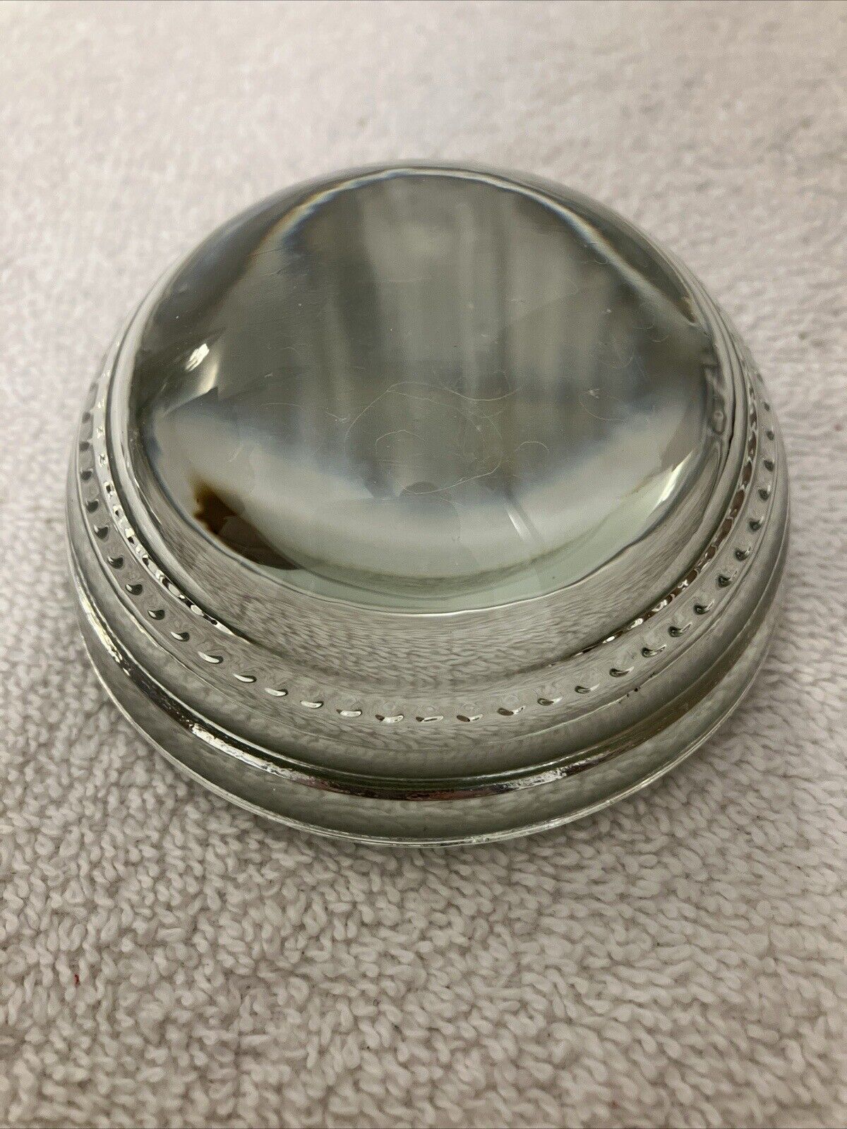 Glass Paperweight, Can Put A Picture Inside And Felt On Bottom, 3 in x 3 in