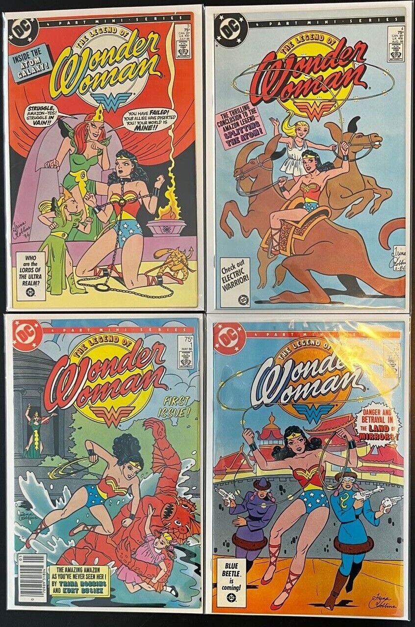 LEGEND OF WONDER WOMAN #1-4 Full Set (1986 DC Comics) 1 2 3 4