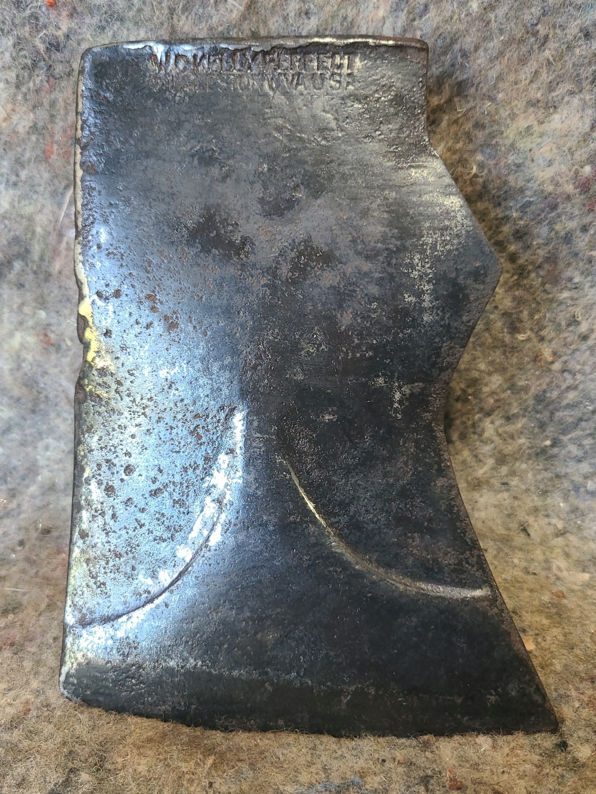 Vtg W.C. Kelly Perfect Jersey Pattern 4lb 1.9oz Axe Head
