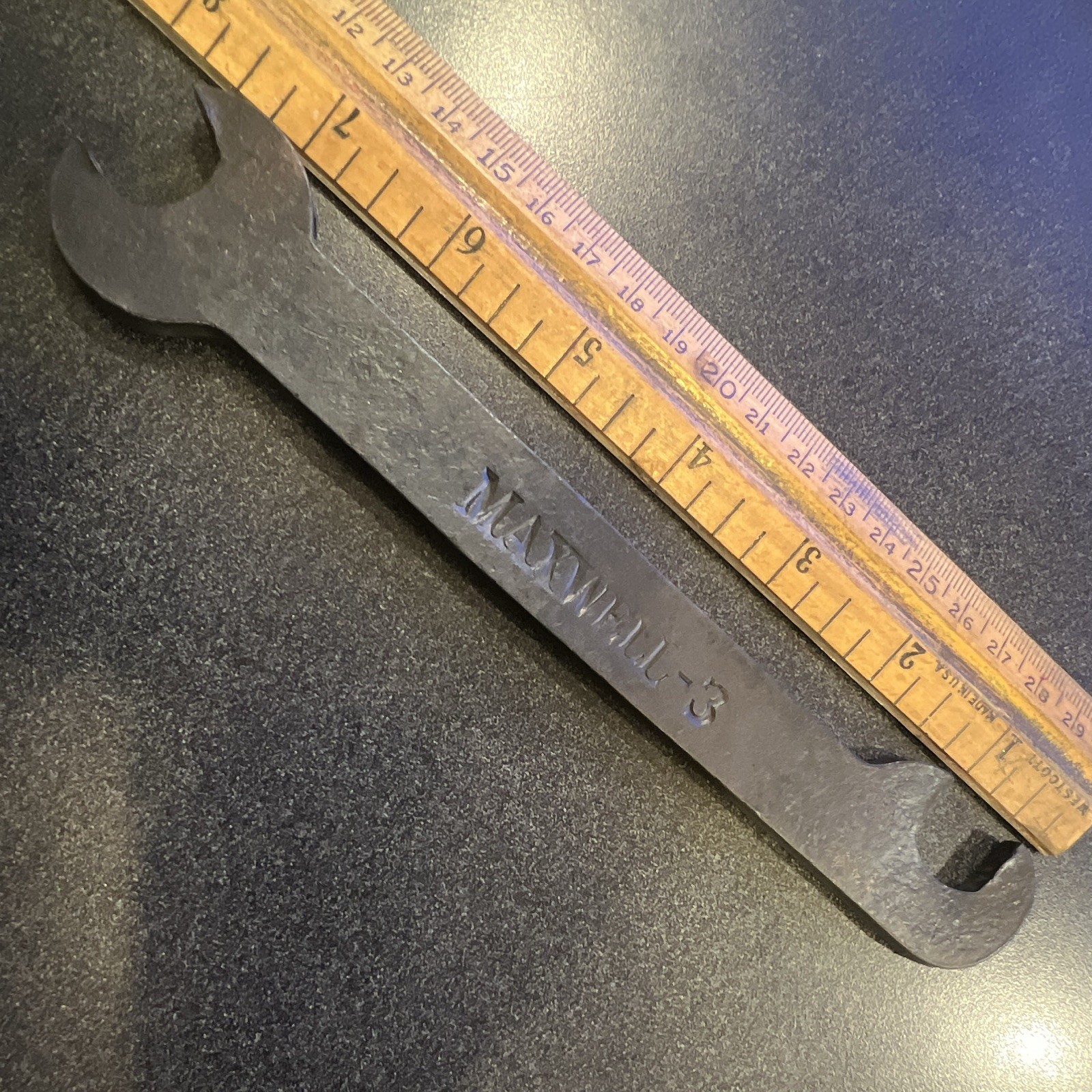 Maxwell-3 Open End Wrench - Vintage Tool