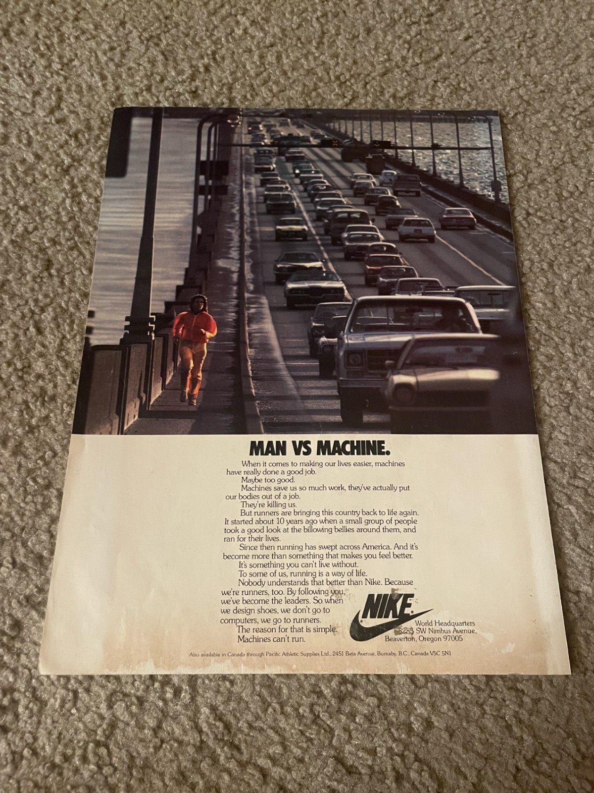 Vintage 1978 NIKE RUNNING CAMPAIGN \