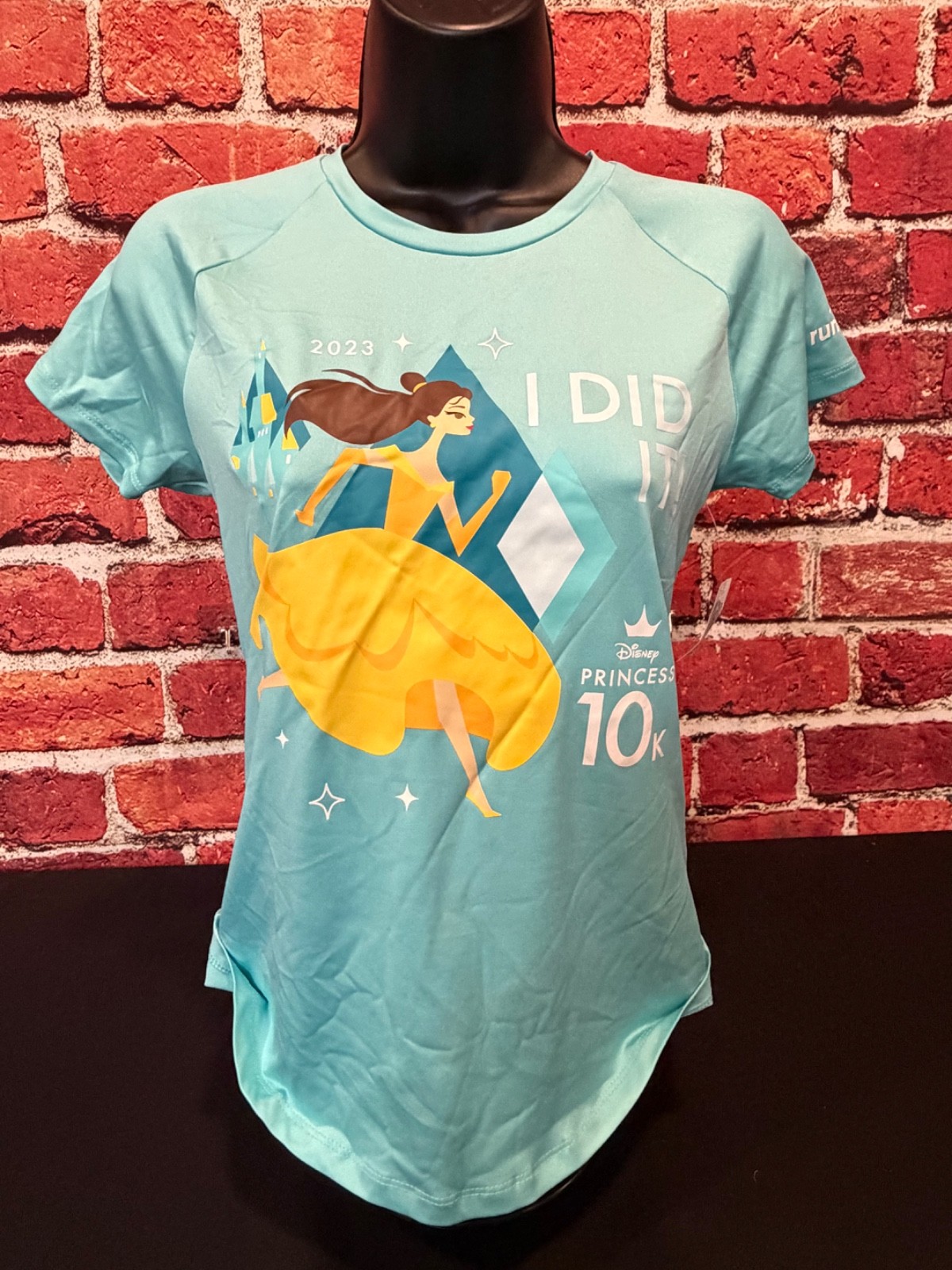 RunDisney 2023 Princess Belle 10k I Did It Finisher Shirt Adult Sz XS NWT