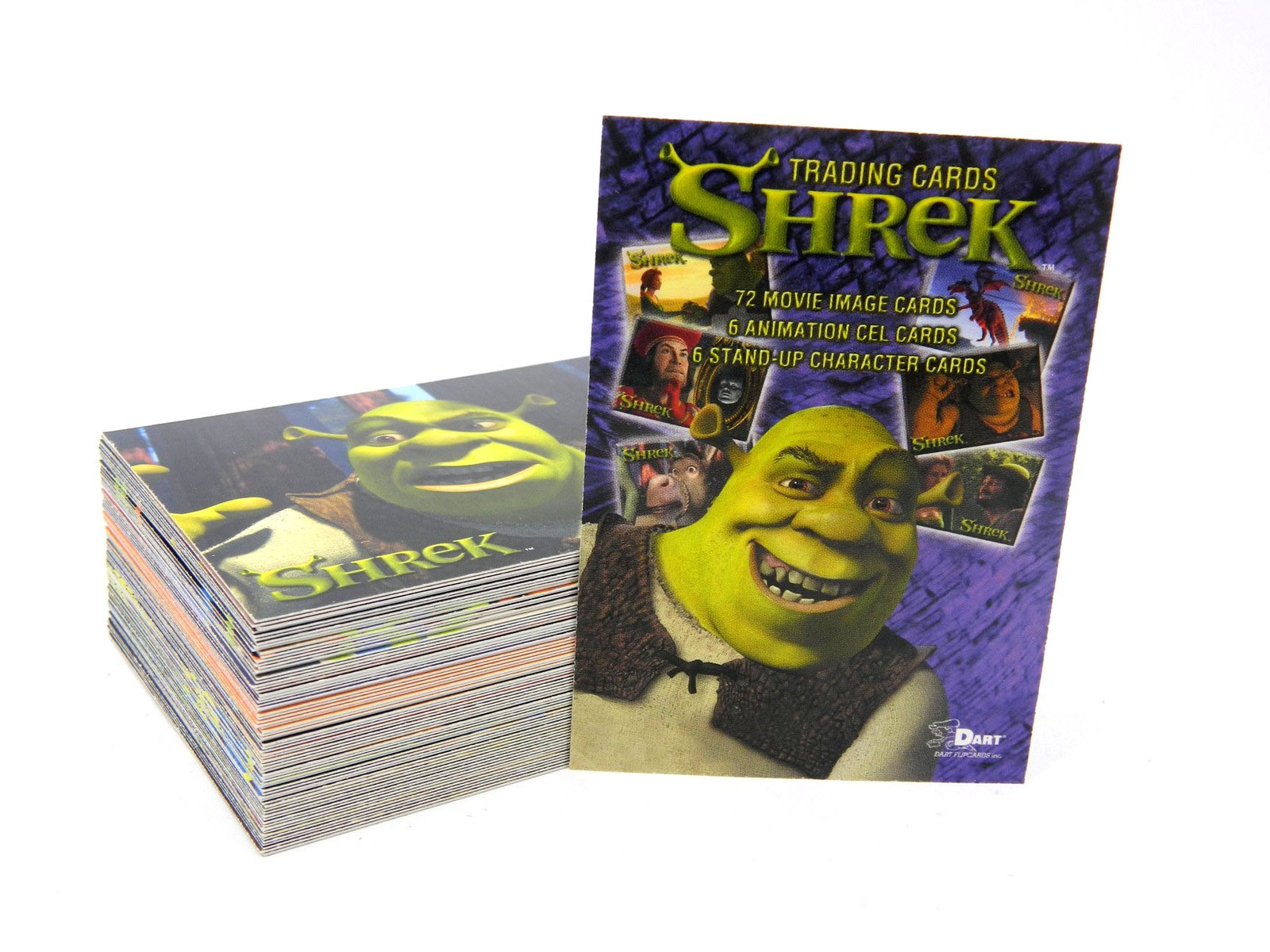 2001 Dart Shrek Movie Complete Base Card Set (72) NM/MT